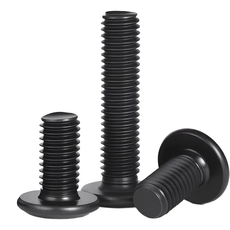 SS A2 Black M4M5M6 Allen Head Screws 304 Stainless Steel Hex Socket Flat Head Bolts for Furniture Woodworking DIY Windows Doors