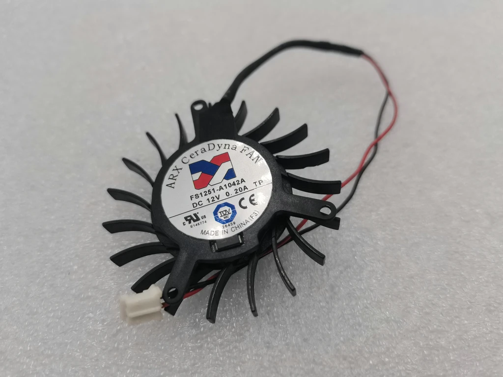 

FAN FOR Sapphire 3650AGP ARX FS1251-A1042A DC12V 0.2A 5010 5CM 50mm 50X50X10mm 2Pin 2Wire Graphics Card GPU Cooling Fan