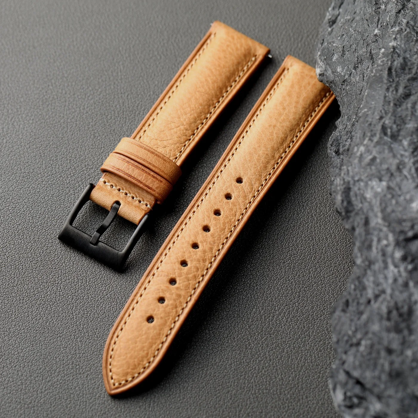Luxurious Handmade Italian Cowhide Leather Watch Strap - Premium Quality