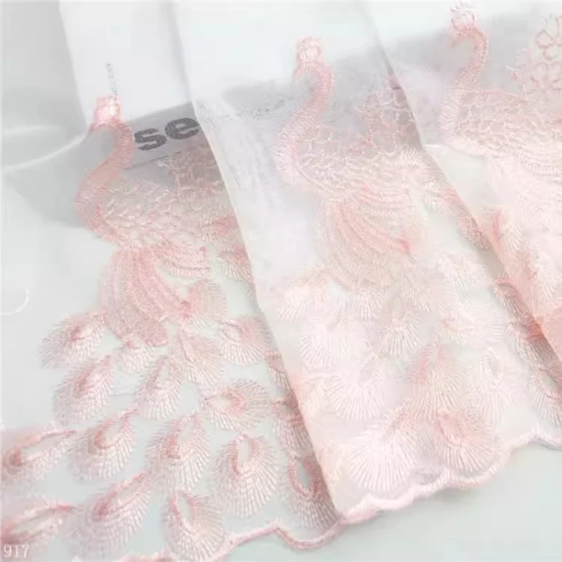 Peacock Sheer Embroidered Tulle Curtains for Living Room Bedroom with Light Filtering Sun Protection Dustproof for Balcony 3