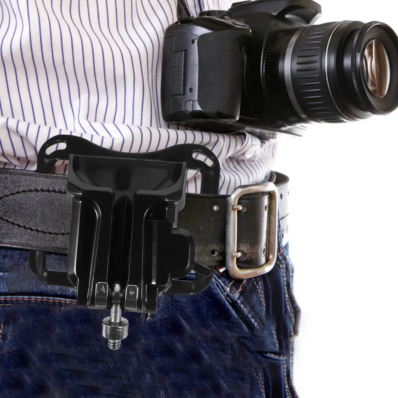 Dslr 카메라 허리 벨트 클립 시스템 올림푸스 Dslr 카메라용 조절 가능한 고강도 플라스틱 금속 마운트