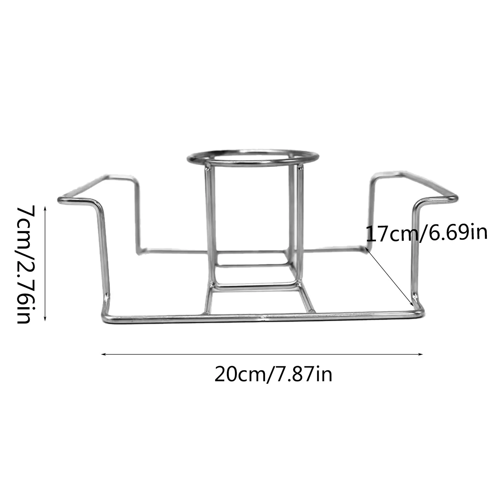 Stainless Steel Foldable Chicken Roaster Rack Beer Can Chicken Turkey Roaster Bbq Grill Rack Stand Holder Multifunctional Stand