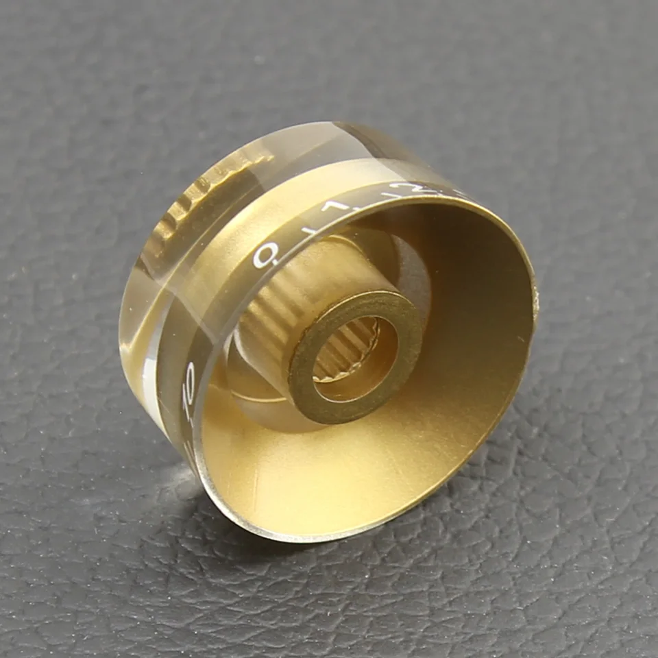 FLEOR 4pcs Volume Tone Knobs Electric Guitar Knobs Buttons