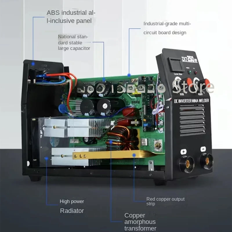 휴대용 미니 전기 용접기, 완전 자동 소형 전기 용접기, ZX7-250 인버터, DC 모든 구리, 220V