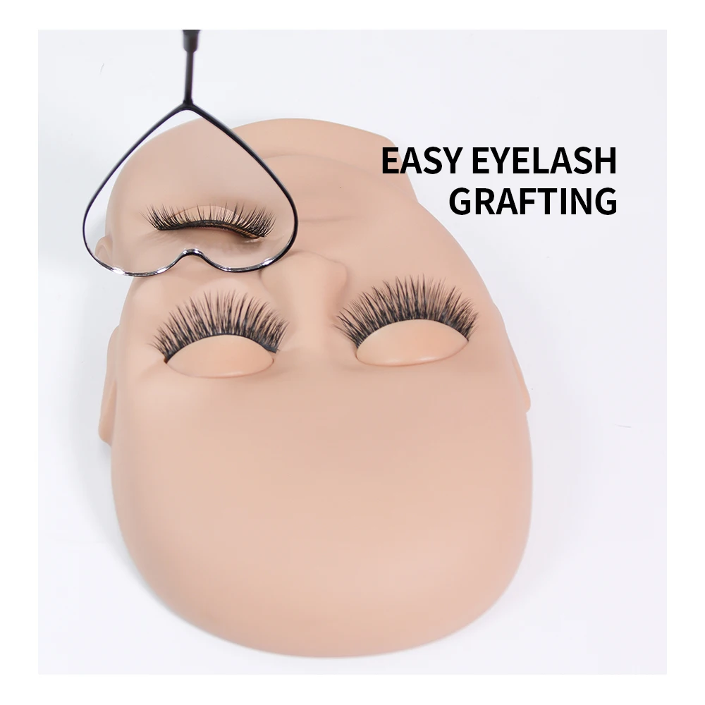 GlamLash Long Handle Magnifying Beauty Mirror for Eyelash Application and Makeup