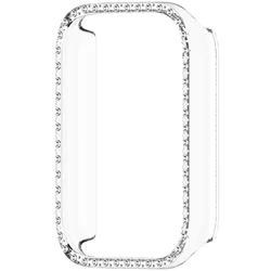 Copertura protettiva in PC con cristallo di diamante elegante
