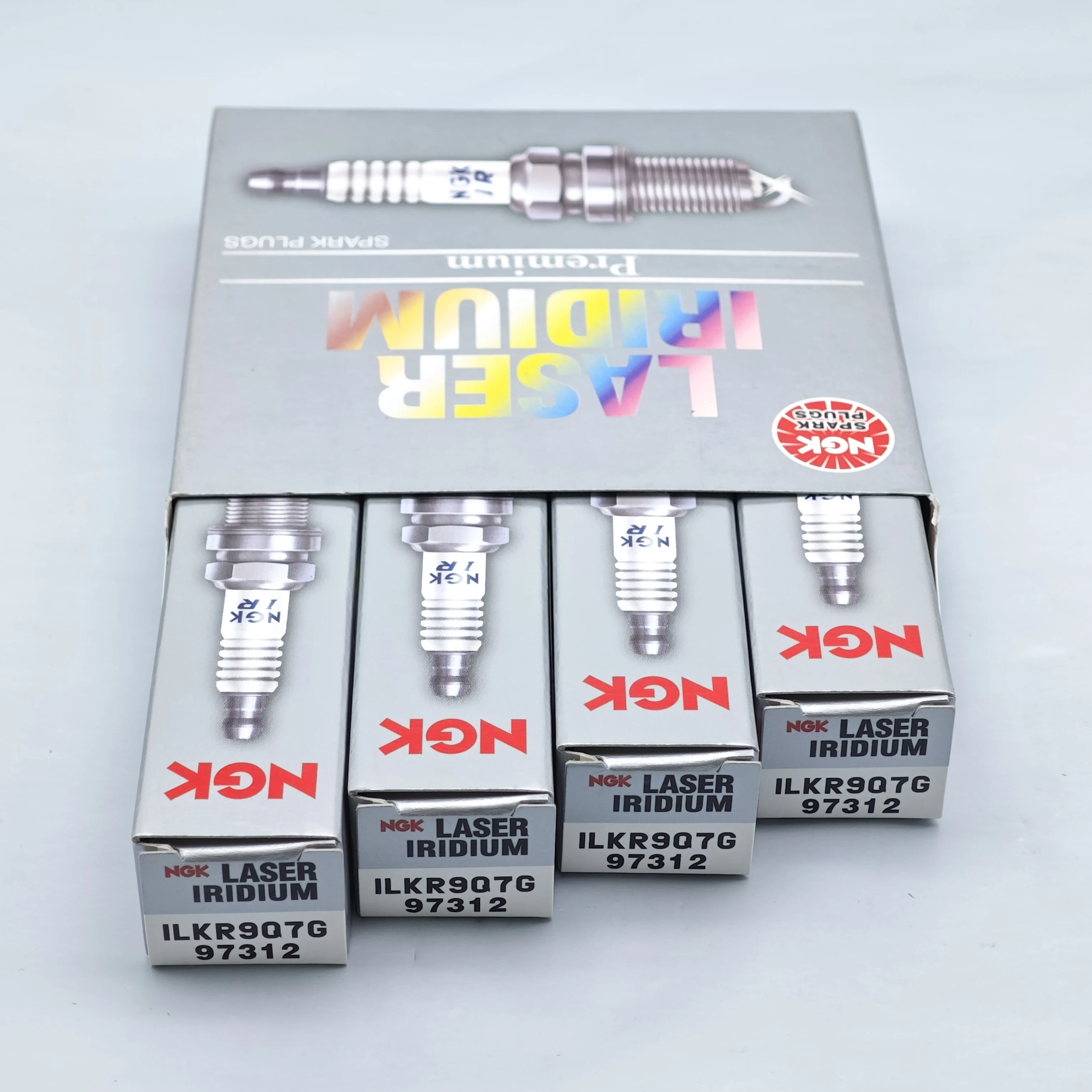 Original NGK Iridium Spark Plug 3pcs 4pcs ILKR9Q7G 97312 Suitable For HYUNDAI KONA I20 I30 KIA CEED XCEED 1.0 1.4 OE 18868-08115