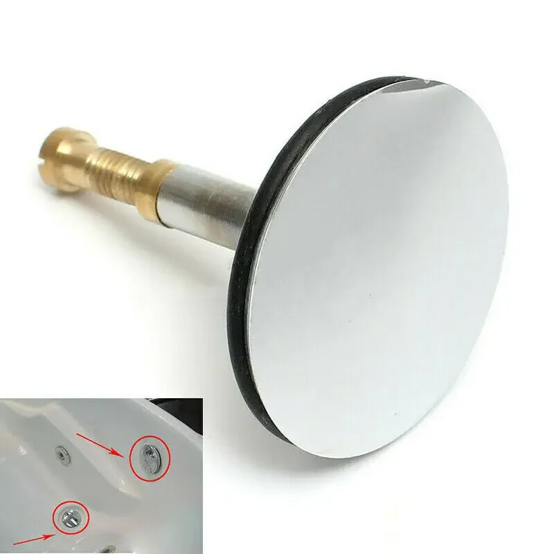 43mm Bathtub Plug Replacement Bath Pop Up Waste Plug Only Flat Seal Brass Bathroom Tub Drain Drainer Strainer 1pc washbasin plug washbasin leak plug