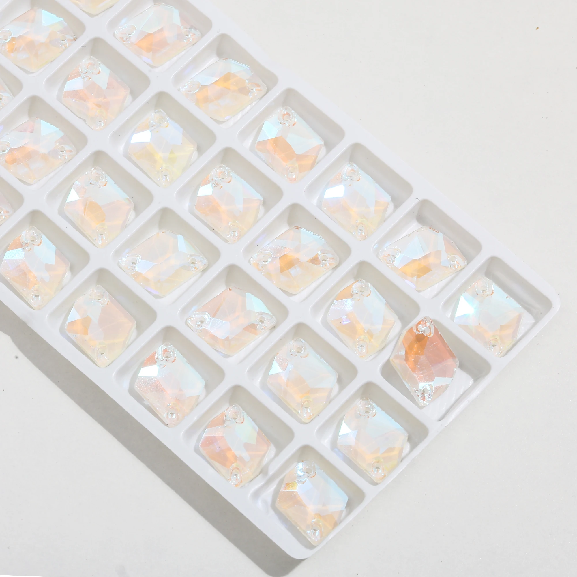 Glitzer Neon kosmischen Nähen auf Strass Strass DIY Näh zubehör Kristalle Diamant für DIY Tanz Kleidung Accessoires Hochzeit – Detail 1