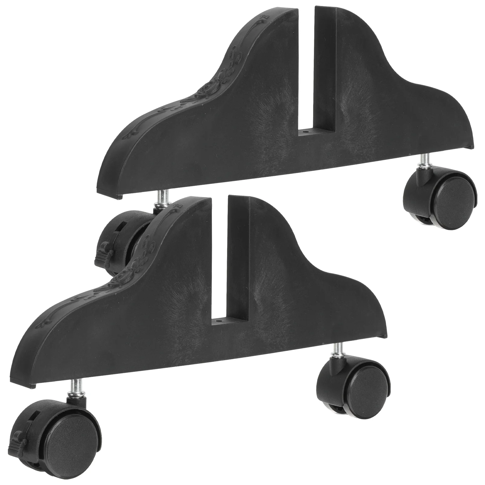 

2pcs Room Screen Divider Feet Partition Stand Base Screen Partition Feet with Wheels