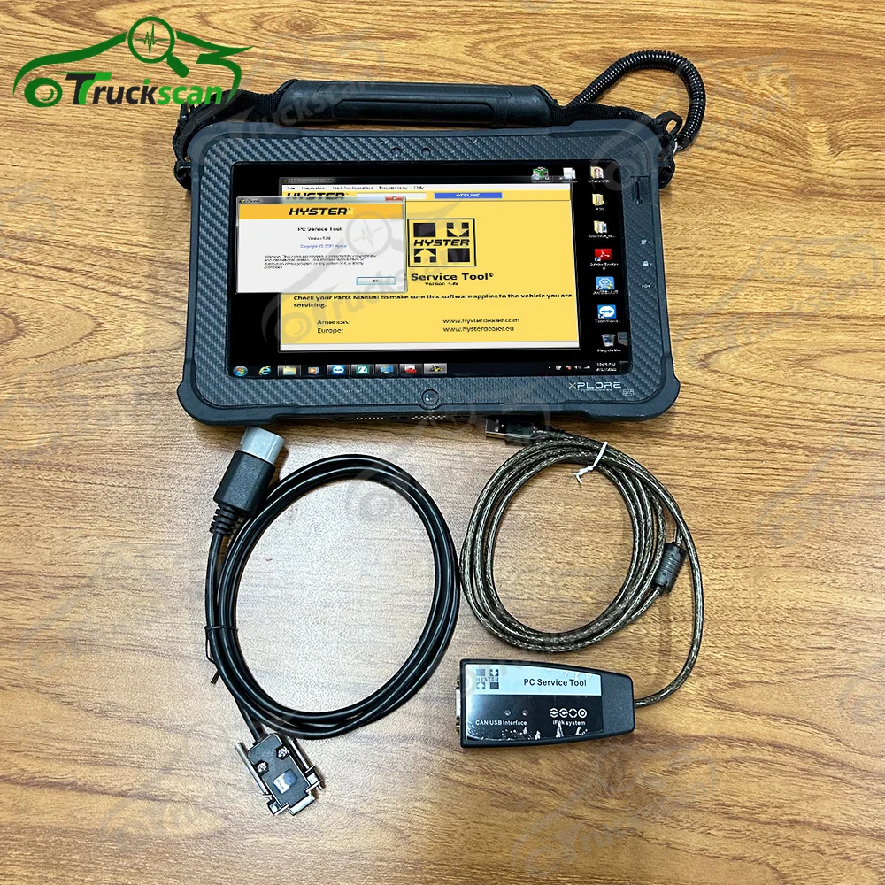 

Forklift Truck Diagnostic Scanner v4.99 For Hyster Yale Ifak CAN USB Interface with PC Service Tool +Xplore Tablet