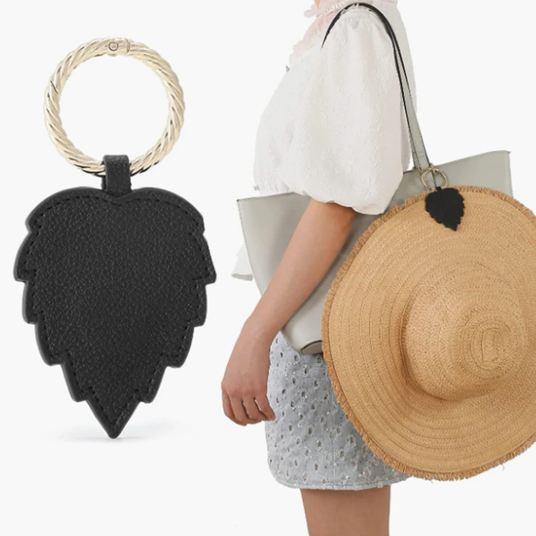 

New PU Magnetic Hat Clips On Bag Hat Holder For Travel Magnetic Hat Keeper Clip Backpack Luggage Outdoor Traveling Supplies