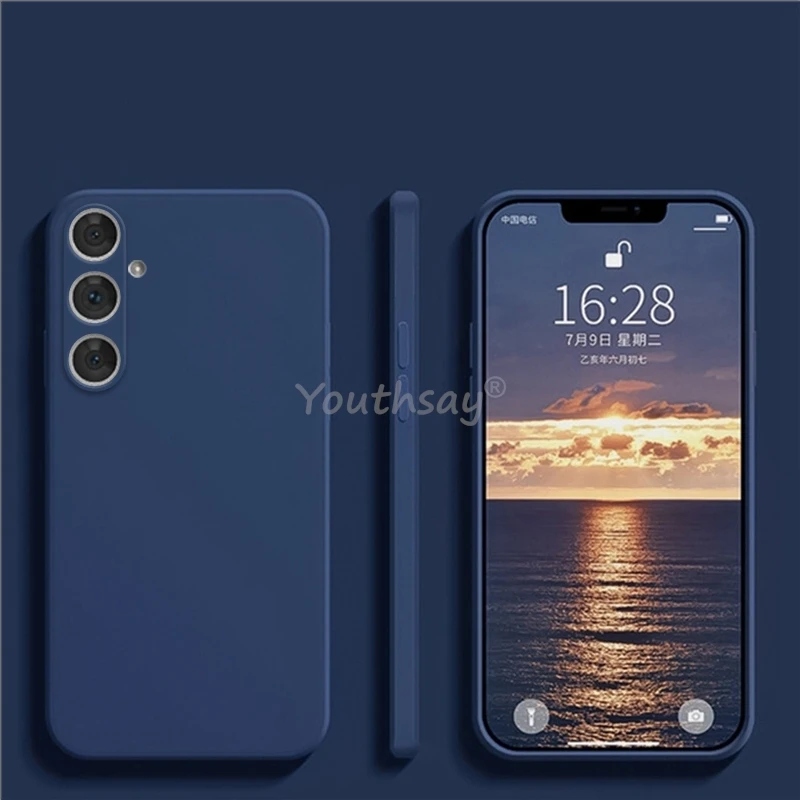 Liquid Silicone Phone Case with Plain Rubber TPU Protector – Enhanced Protection Cover