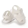 New Baby Girl Sandals 0 to 3 6 9 12 18 24 Months PU Leather Soft Toddler Boy Sandals 1 2 Years White Brown Kids Shoes Boutique 4
