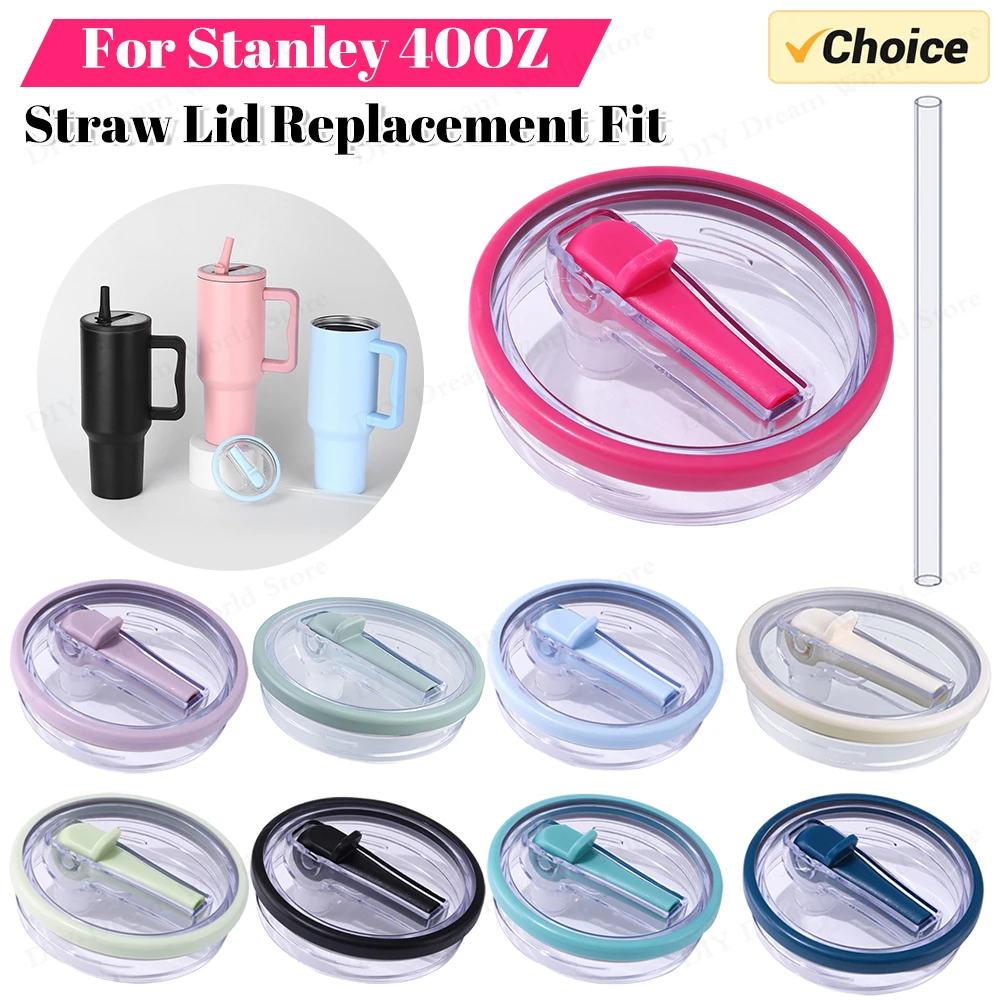 2 Coperchi Impermeabili Per Stanley Cup 40 Oz - Tappo Con Cannuccia Per Bicchiere Termico - Foto 7
