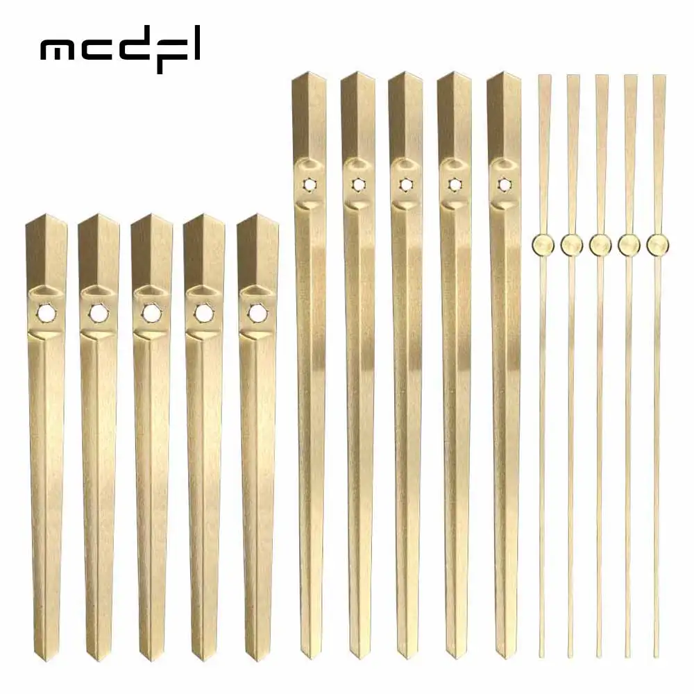 MCDFL altın saat elleri Metal duvar saati makinesi Modern tasarım büyük oklar sessiz mekanizma kuvars hareketi ile oda dekorasyon