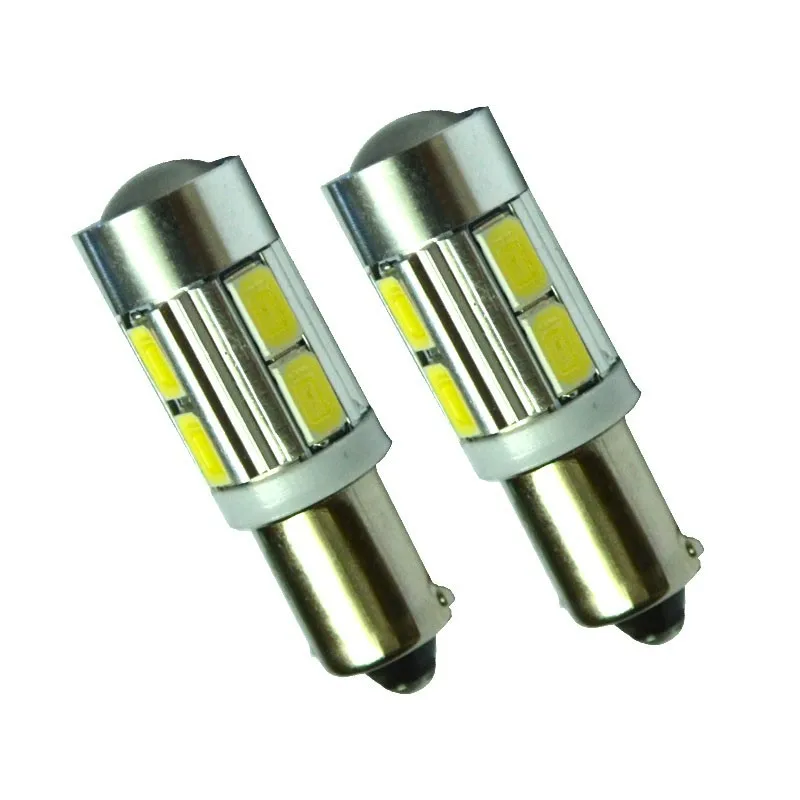

Светодиодные лампы BA9S 5730 5630 10SMD, 2 шт., лампы для чтения автомобиля, белые светодиодные лампы ba9s 12 В для номерного знака, лампы для заднего хода, салона грузовика, купольная белая лампа