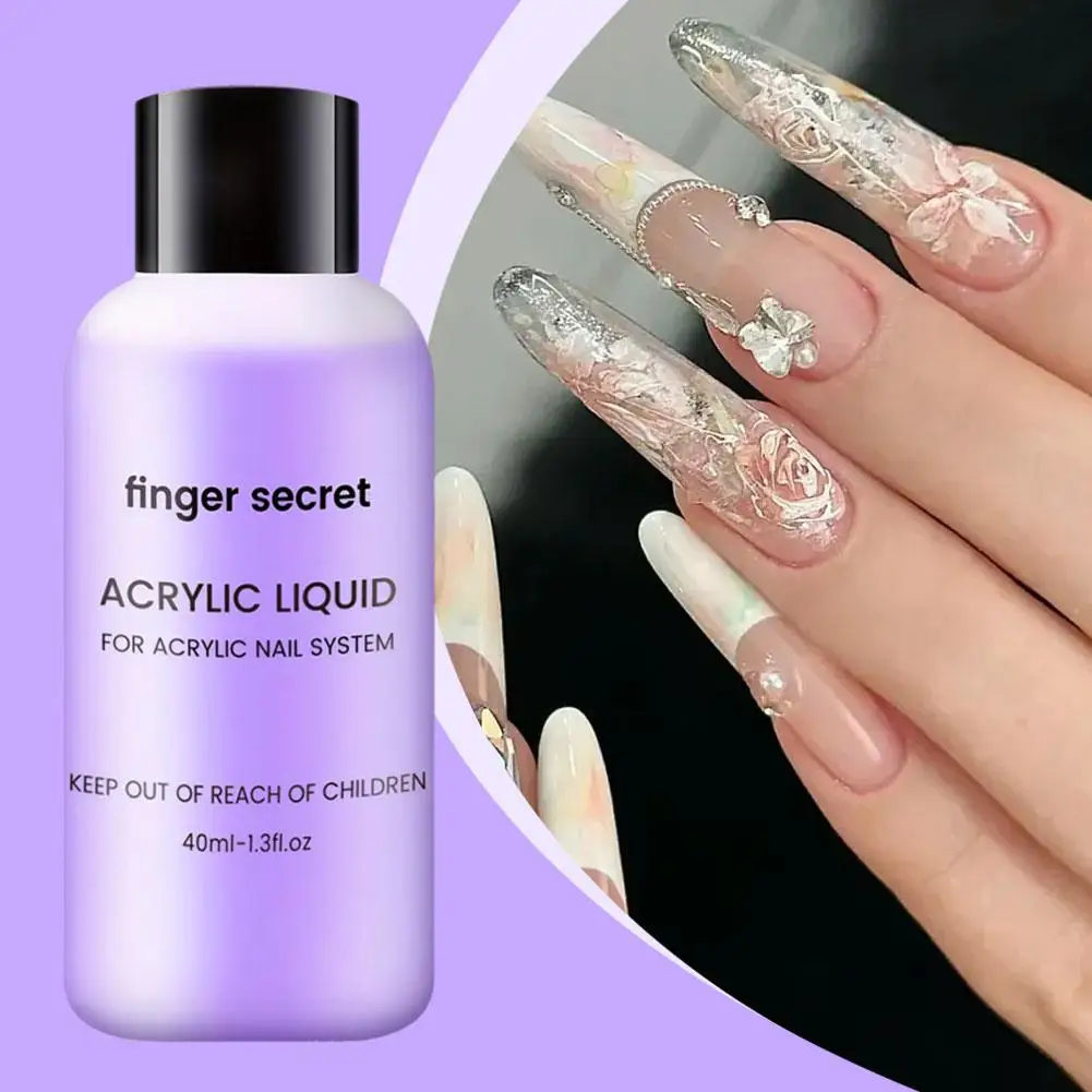 Acrylic Liquid Monomer Crystal Nails Art Carving Extension Cleaning Quick Water Tool Dry Tools Nail Convenient Manicure F4Z0 nail acrylic liquid