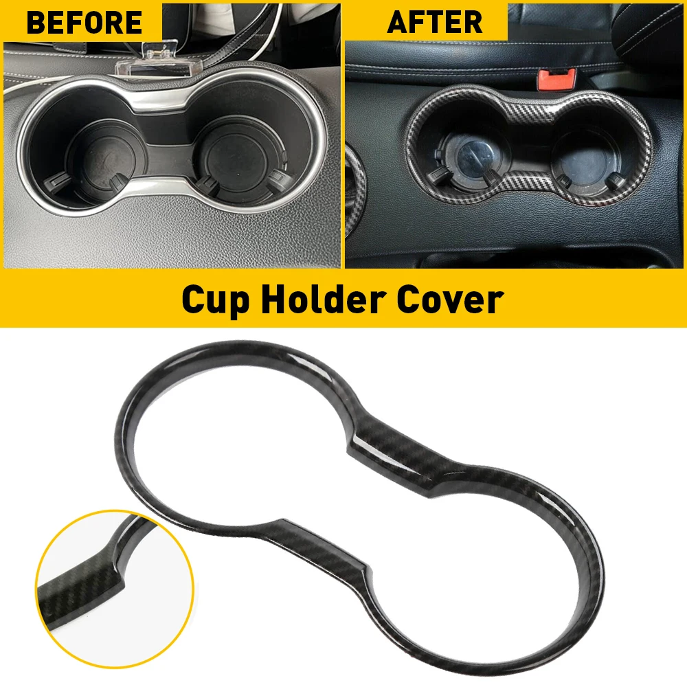 Front Water Cup Holder Decorative Trim Cover
