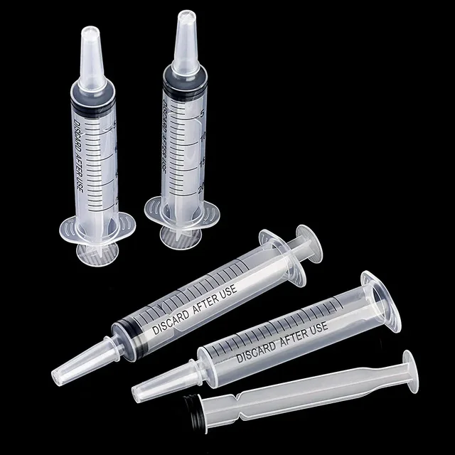1ml-10ml Plastic Bulk Needle-Free Disposable Syringes Syringes Without Needle Syringe Glue Pet Feeding Needle Kitchen Tools 3
