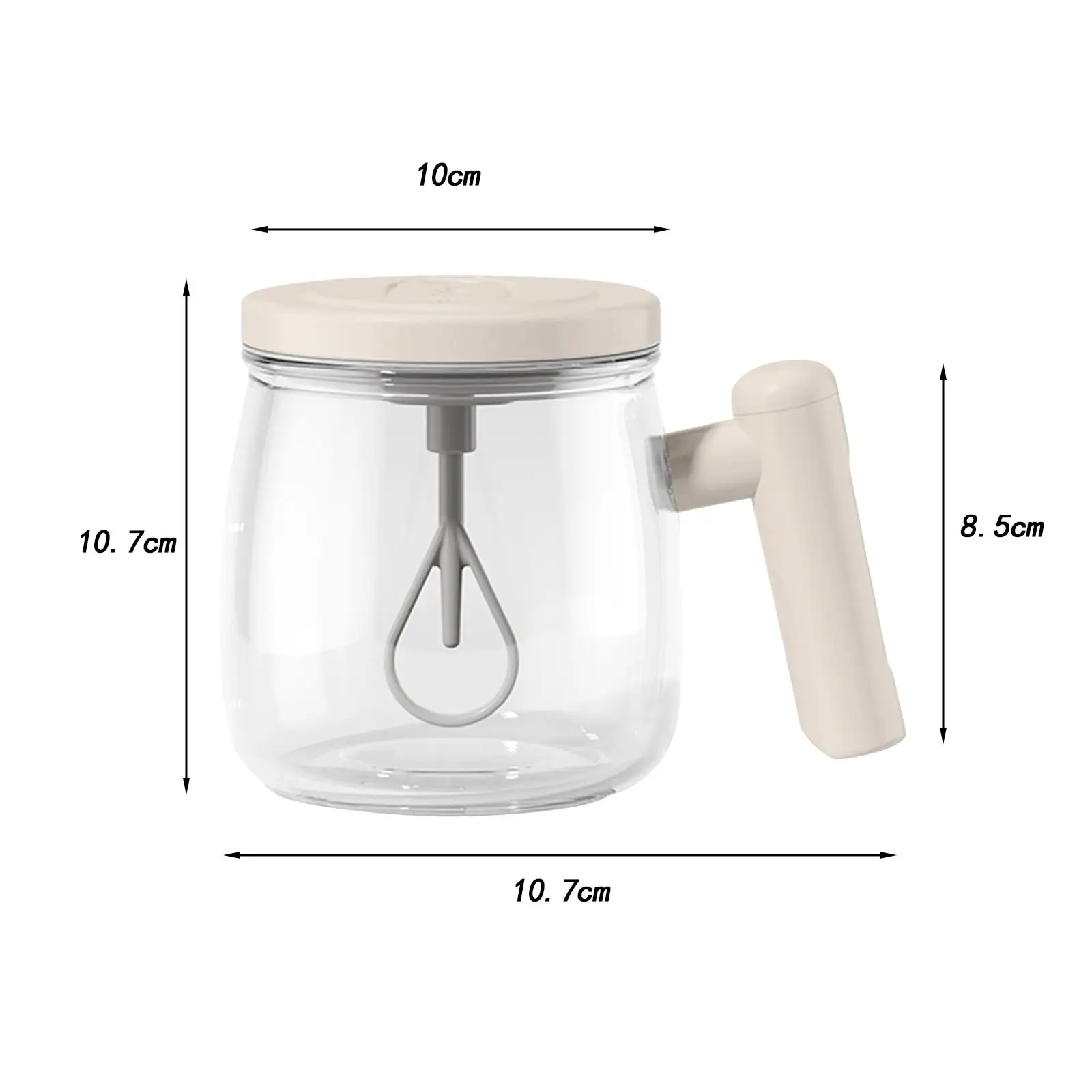 Electric Mixing Cup Easy to Clean 13.5oz Mixing Tumbler Rotating Cup Auto Stirring Mug for Living Room Kitchen Office Home Milk