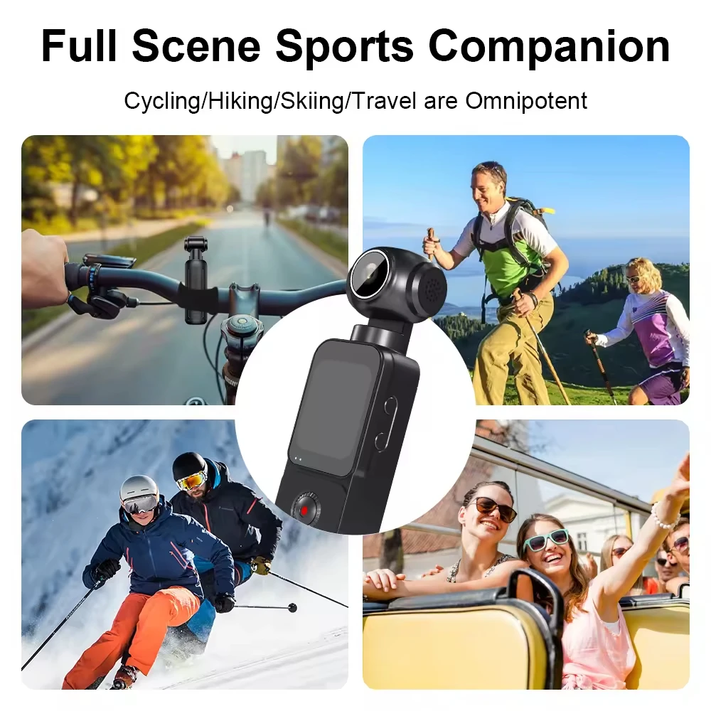 Caméra Action ANSVICAM 5K 4K 60FPS Anti-tremblement Écran Tactile