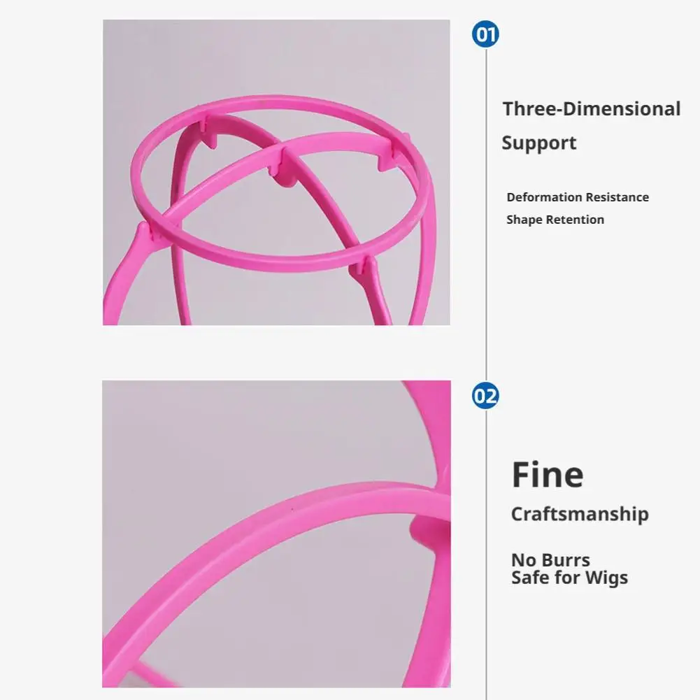 접이식 가발 스탠드 플라스틱 휴대용 모자 디스플레이 스탠드 조절 가능 내구성 이발소 패션 모델 홀더 가정용 살롱용