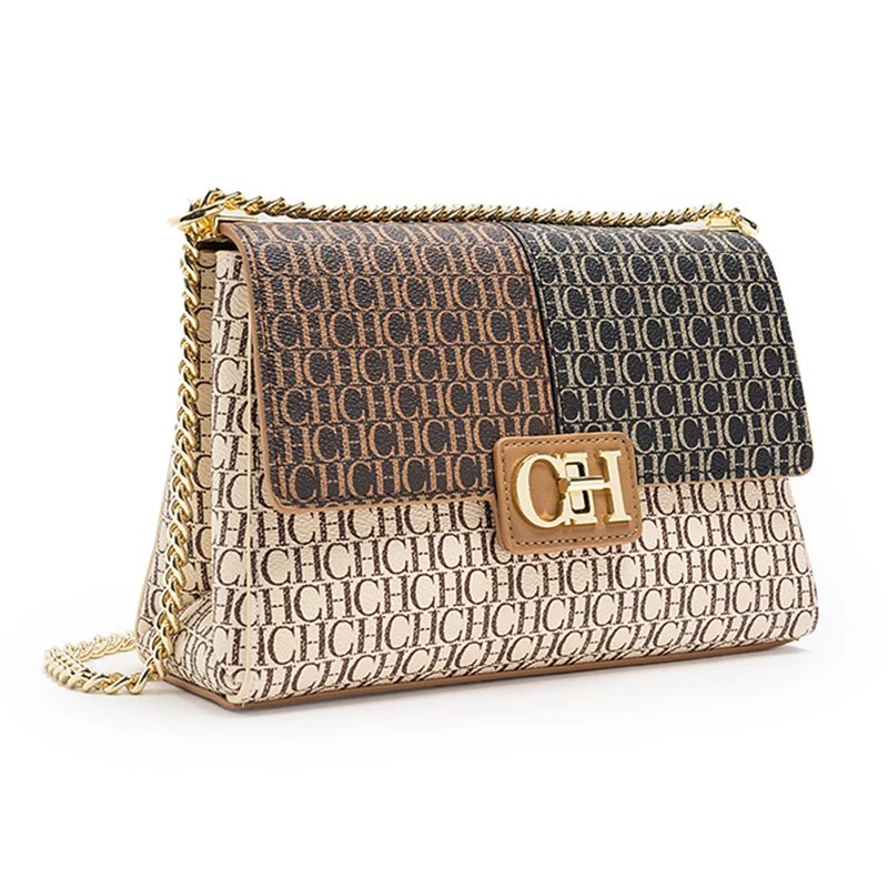 CH Fashion كتلة الألوان بلون تصميم حقيبة يد نسائية...