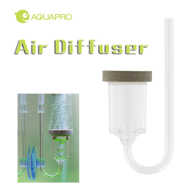 

Aquapro Air Diffuser Oxygen Bubble Atomizer Stone Counter With Check Valve Aquarium Mini Nano Micro Bubbles Oxygenator Filter