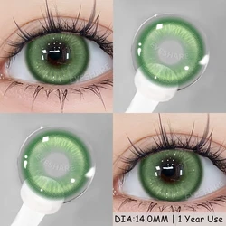 Vibrant Fashion Color Contact Lenses - Purple, Red, and Pink (MADRID - GREEN)