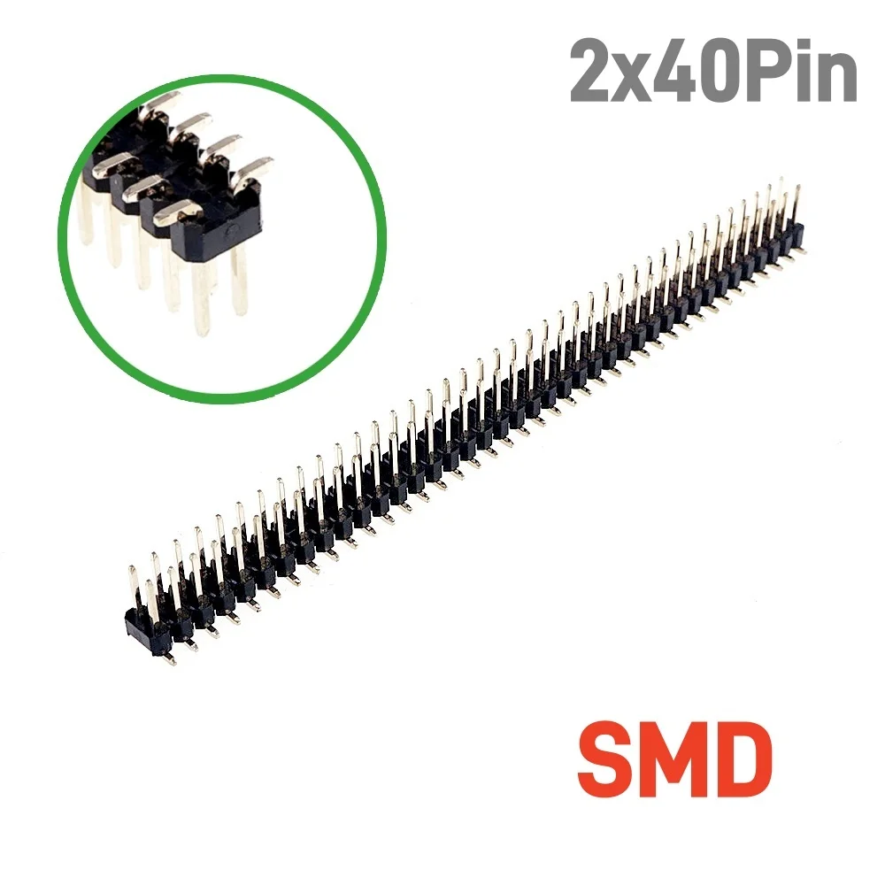 25 Stück 6P DCS Box Header | 2,54 Mm Pitch, 2x3 Pin | Männliche Gerade Stecker Für PCB