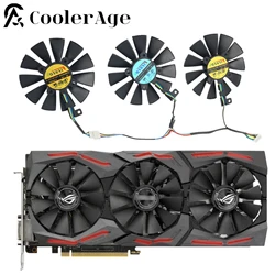 87MM FDC10U12S9-C FDC10H12S9-C For ASUS GTX 980 Ti R9 390X 390 GTX 1060 1070 1080 Ti RX 480 RX480 Graphics Card Cooling Fan