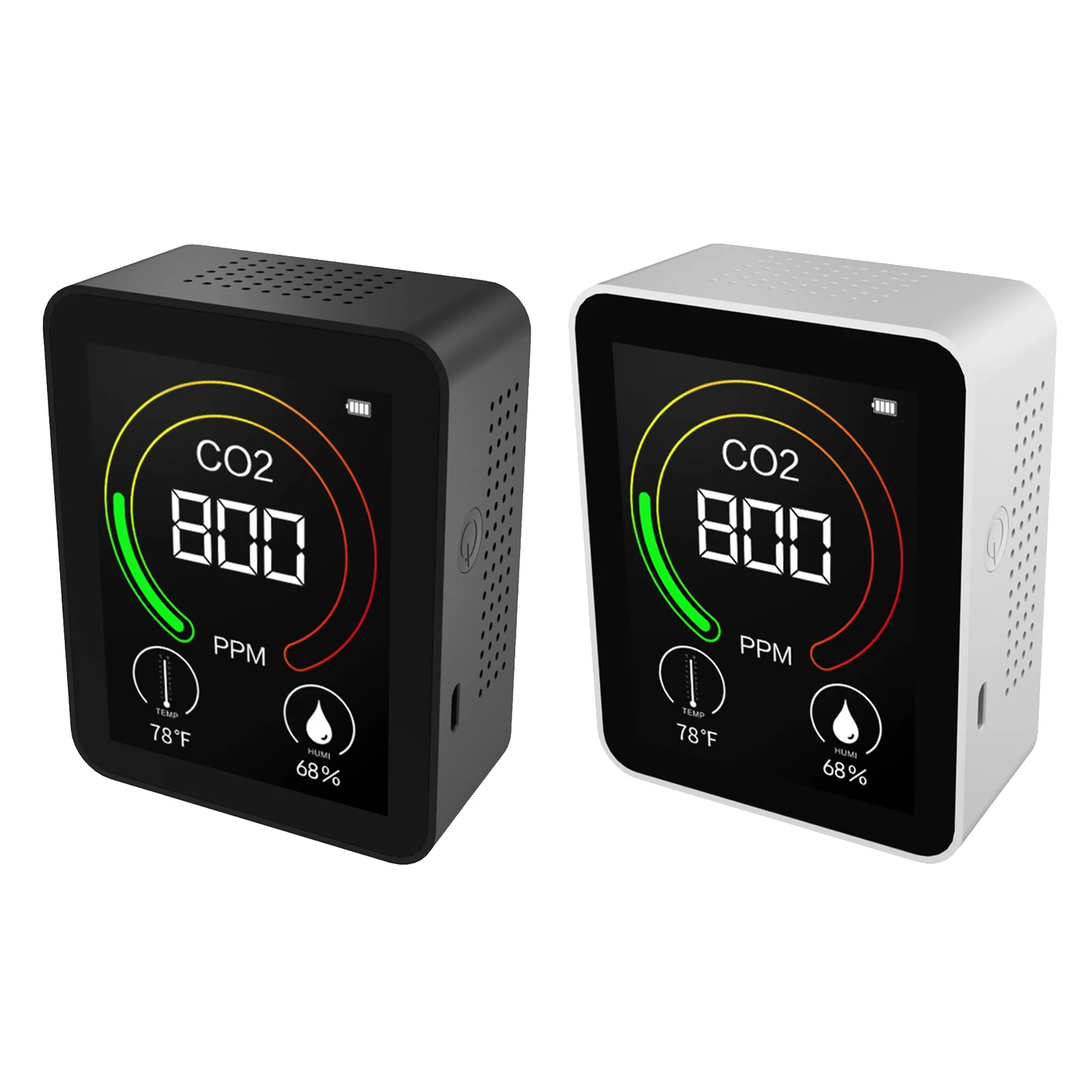 Air Quality Indoor for 500mah Temperature and Humidity Detector Display Carbon Dioxide Sensor 4000PPM