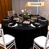 6 Pack Round Tablecloth 108 Inch Black, Stain and Wrinkle Resistant Table Cloth - Washable Polyester Table Cover 5