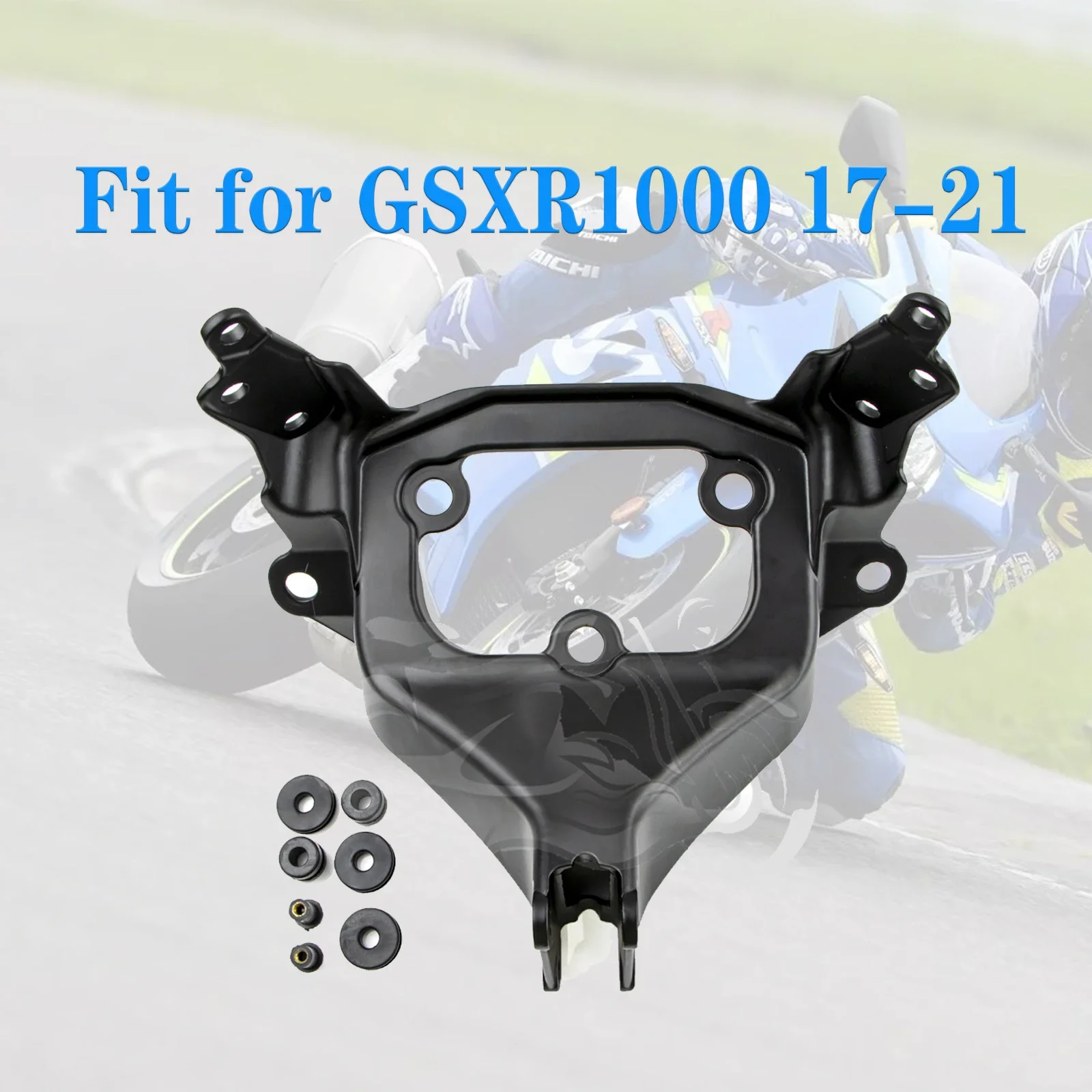 

Подходит для Suzuki 2017 - 2022 GSXR1000 GSXR 1000 кронштейн фары мотоцикла Верхняя опорная обтекатель 2018 2019 2020 Φ 2021