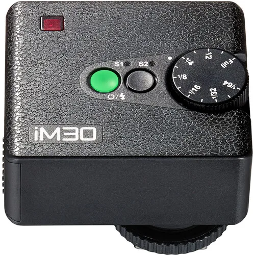 Godox iM30 Mini Flash Portable Manual Flash Various Camera Models Output Levels 1/64 Full Godox iFlash Camera Outdoor