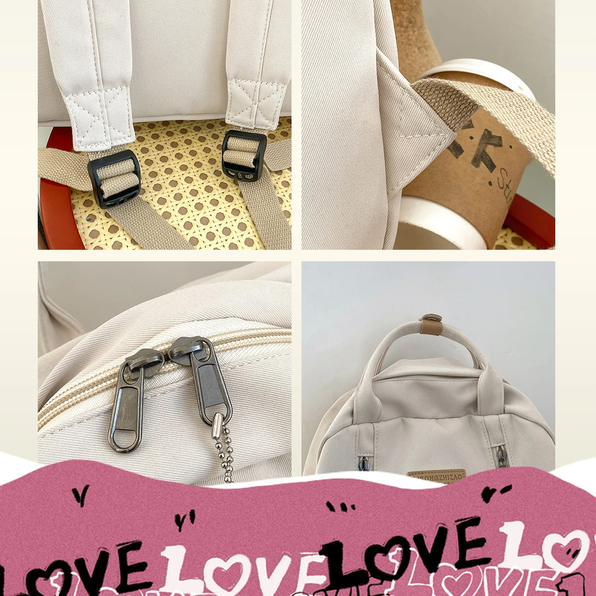 Diehe Solid Color Women Backpack High Quality Youth Waterproof Backpack for Teenage Girls Female School Shoulder Bagpack