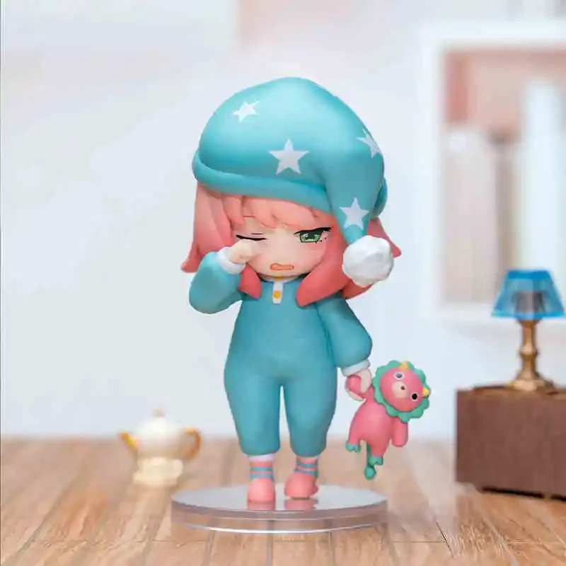 POP MART Spy X Family Anya Series Blind Box Anime Action Figure Model Mystery Box Guess Bag Room Ornament for Girls Trendy Toys
