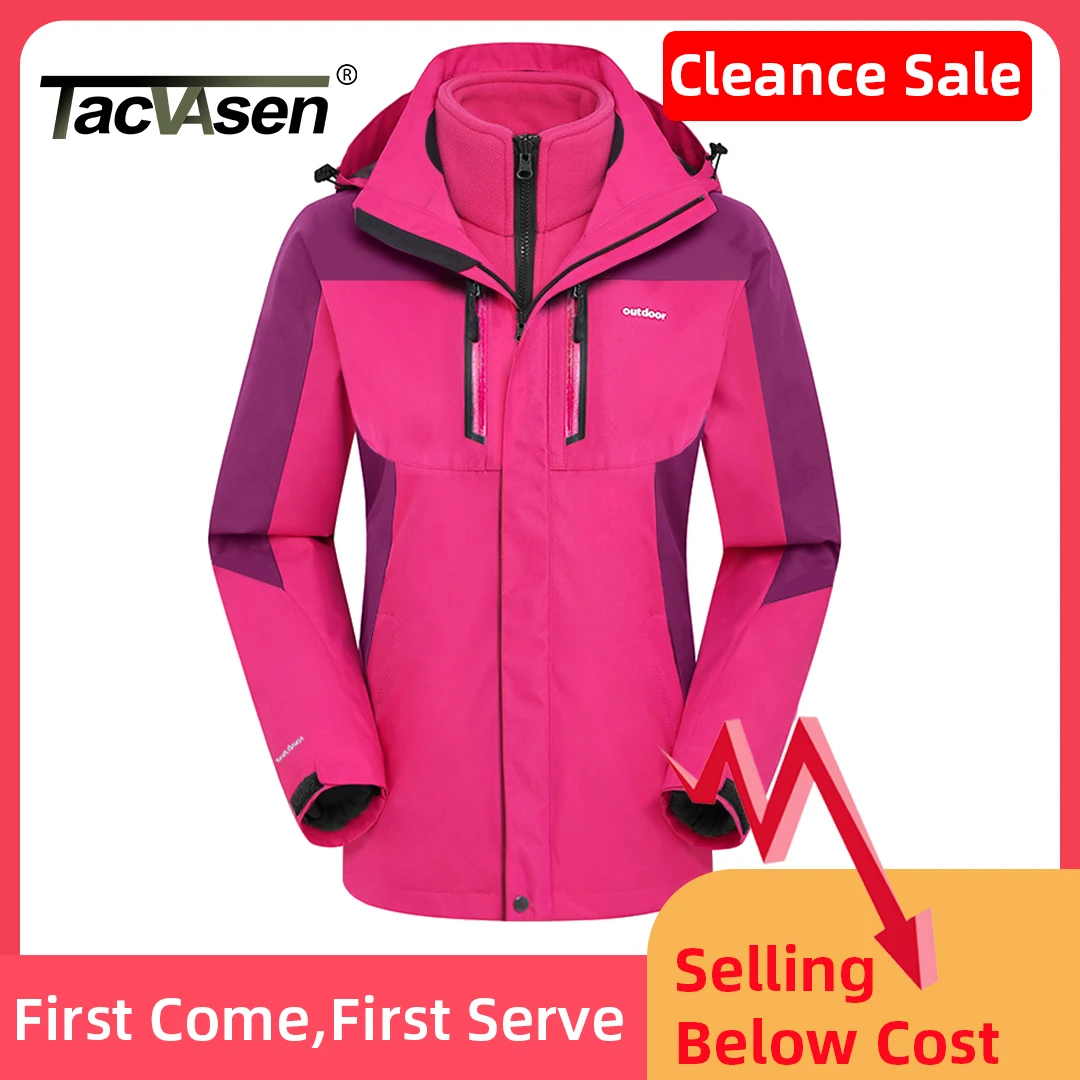 Veste Imperméable Femme TACVASEN Veste D'hiver Pour Homme Avec Capuche, Imperméable, Coupe-vent Veste Homme Mi Saison