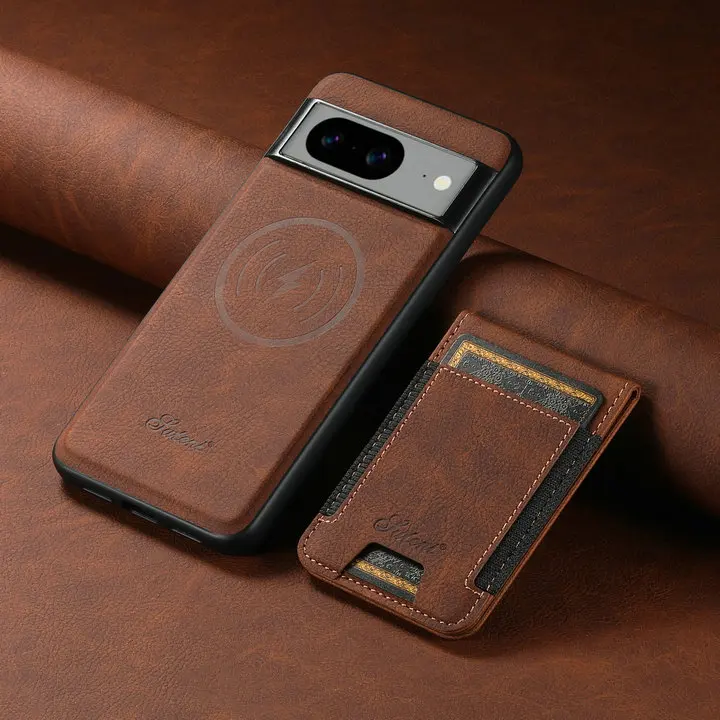 Leather 2-in-1 Magsafe Back Case with Detachable Card Holder