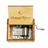 Wooden Hand Crank Music Box Bohemian Rhapsody Theme You Are My Sunshine Music Box Musica Theme Birthday Christmas Gift 6