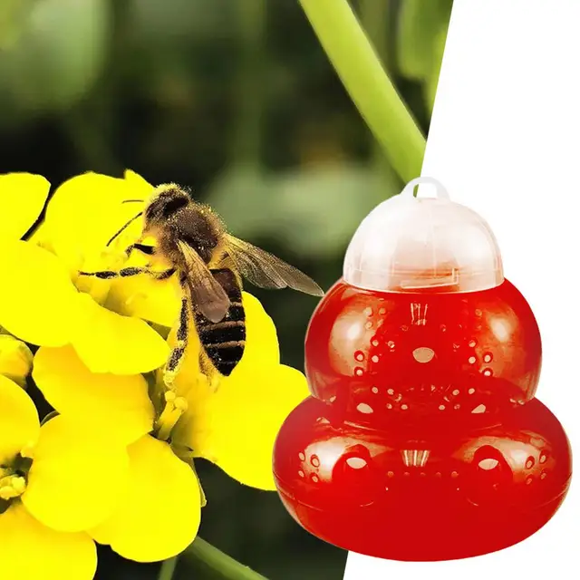 Bee Catcher Kényelmes Forgó Csat Hatékony Terasz Függő Darázs Csapdájának - Image 3
