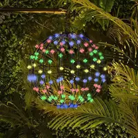 Outdoor Globe Lights Garden Lighted Spheres Christmas Decoration Glow Ball LED Lighting Frame Ball Lights For Porch Patio Decor 2