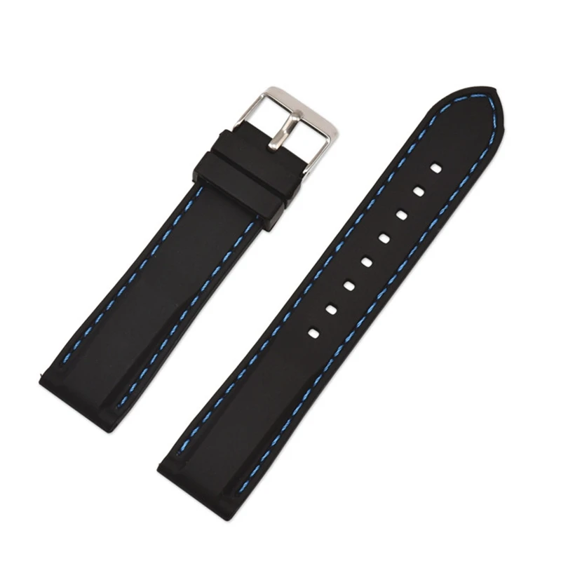 Durable Waterproof Silicone Sport Watch Band Strap - Universal Fit