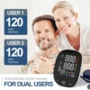 Kingclinic Blood Pressure Monitor Digital  Eectronic Automatic BP Machine Heart Rate Pulse Monitor Long Cuff 4
