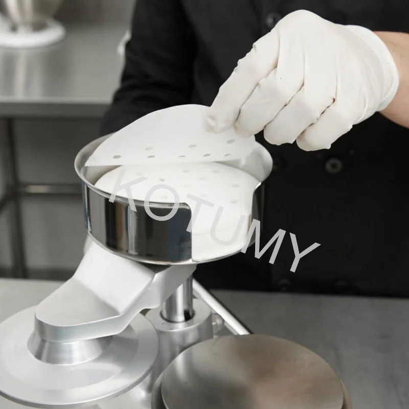 Hamburger Press Stainless Steel Manual Round Meat Shaping Kitchen Machine Commercial Home Forming Burger Patty Maker