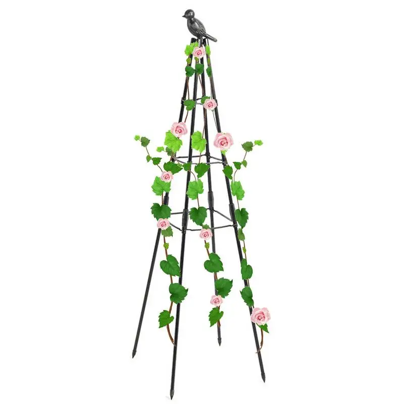 

Flower Support Adjustable Flower Stand Plants Climbing Pergola Support Frame Potted Garden Obelisk Trellis Vegetables Growing