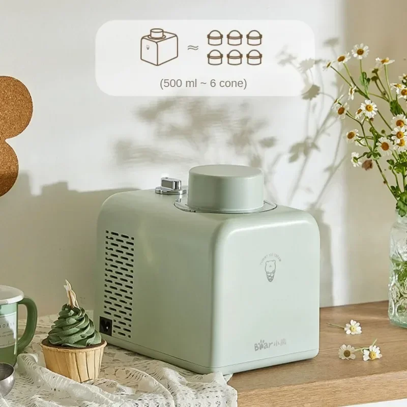 Icecream Maker Homemade Automatic Yogurt Cone Machine Kitchen Appliances