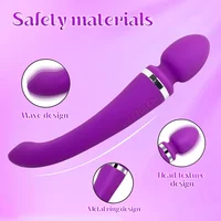 Leistungsstarke AV Zauberstab Klitoris Vibrator Für Frauen G-punkt Klitoris Stimulator Dual Dildo Massage Weibliche Masturbator Erwachsene Sex Spielzeug 3