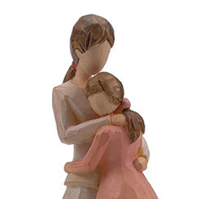 EYFL Music Box Gift Mother Carved Musical Statue Thanksgiving Birthday Gift Mom Rotating Music Box